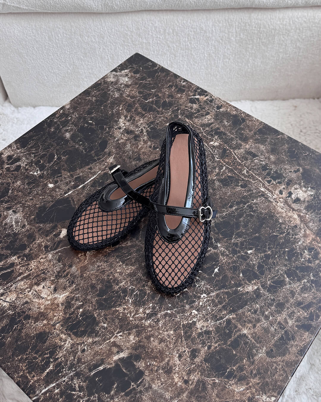 Riviera | Women’s Mesh Strap Ballet Flats
