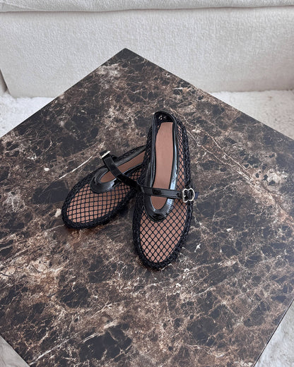 Riviera | Women’s Mesh Strap Ballet Flats