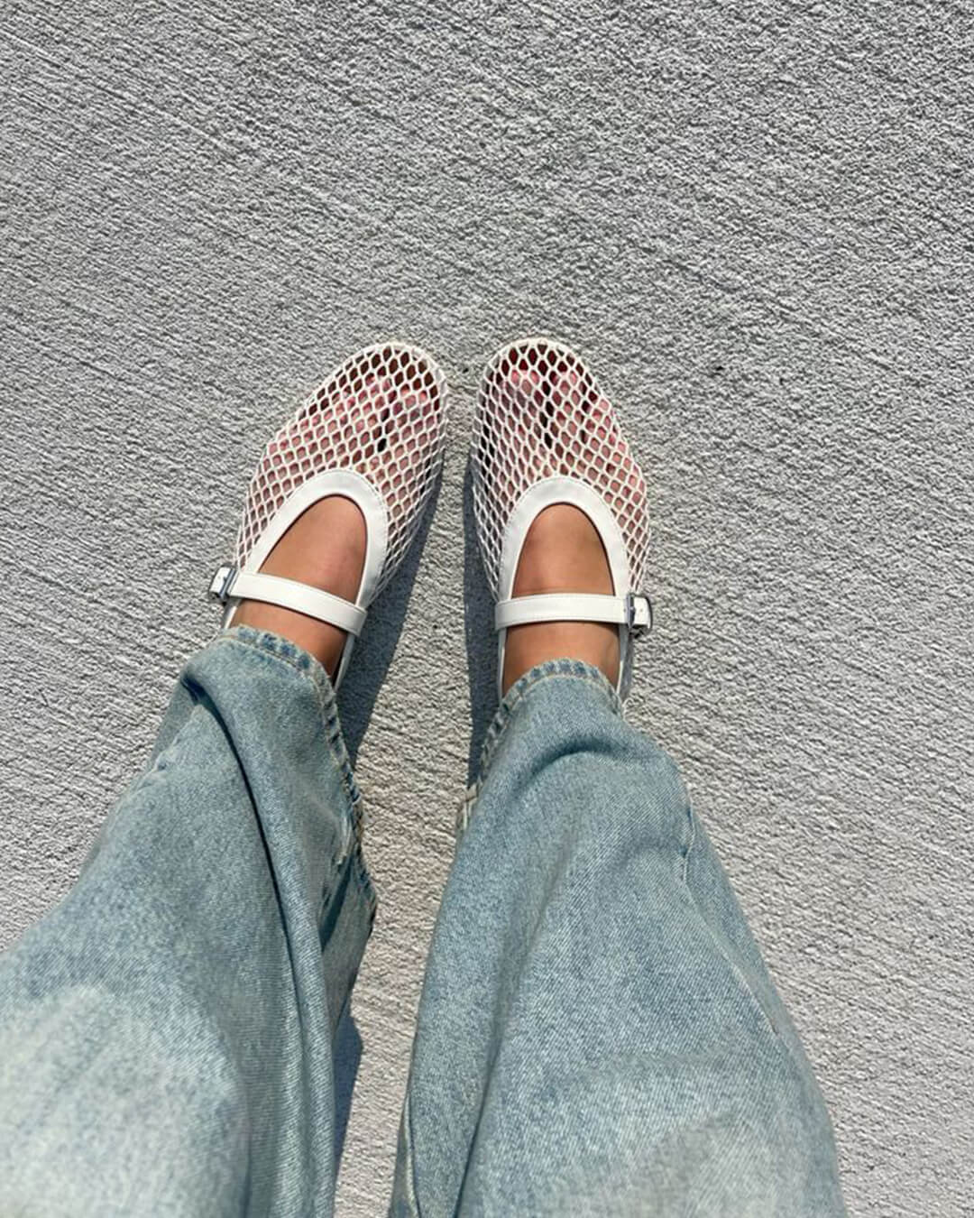 Riviera | Women’s Mesh Strap Ballet Flats