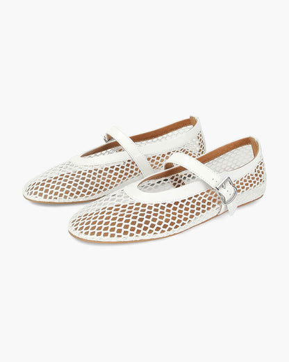Riviera | Women’s Mesh Strap Ballet Flats