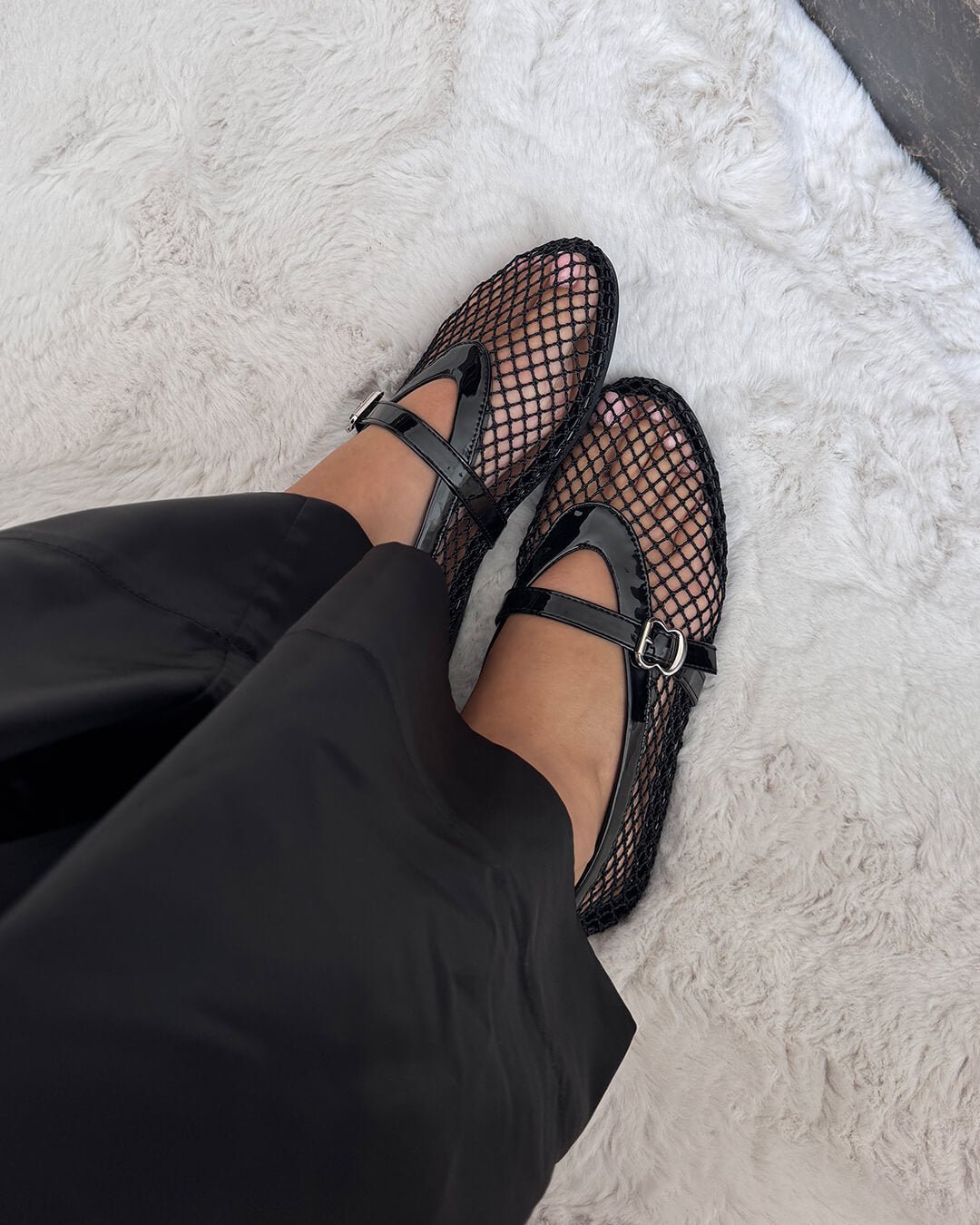 Riviera | Women’s Mesh Strap Ballet Flats