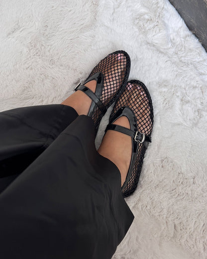 Riviera | Women’s Mesh Strap Ballet Flats